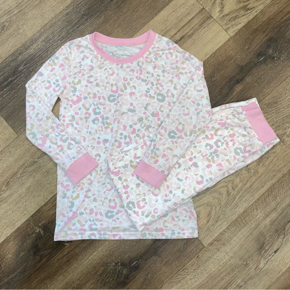 Jane Marie Pink Patterned Pajama Set Matching Sleep Set XL (Girl)